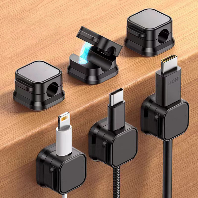 Pegboard Office Organizer - Soporte de Cable con Clip magnético,
