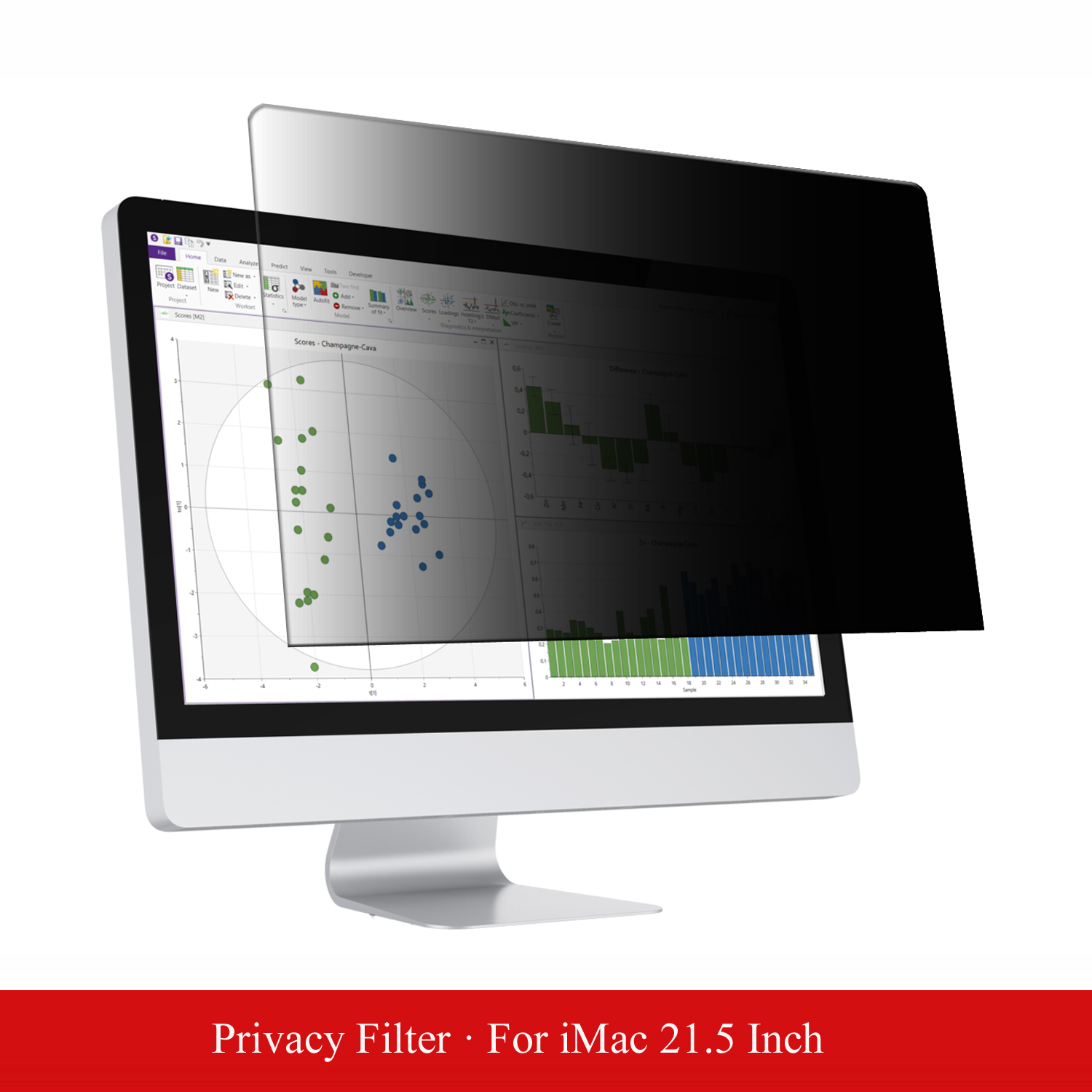 Monitor Privacy Filter - Película protectora de pantalla antideslumbrante para