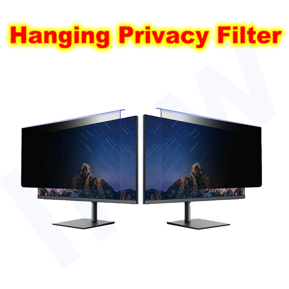 Monitor Privacy Filter - Protector de pantalla antipeeping colgante, pantalla