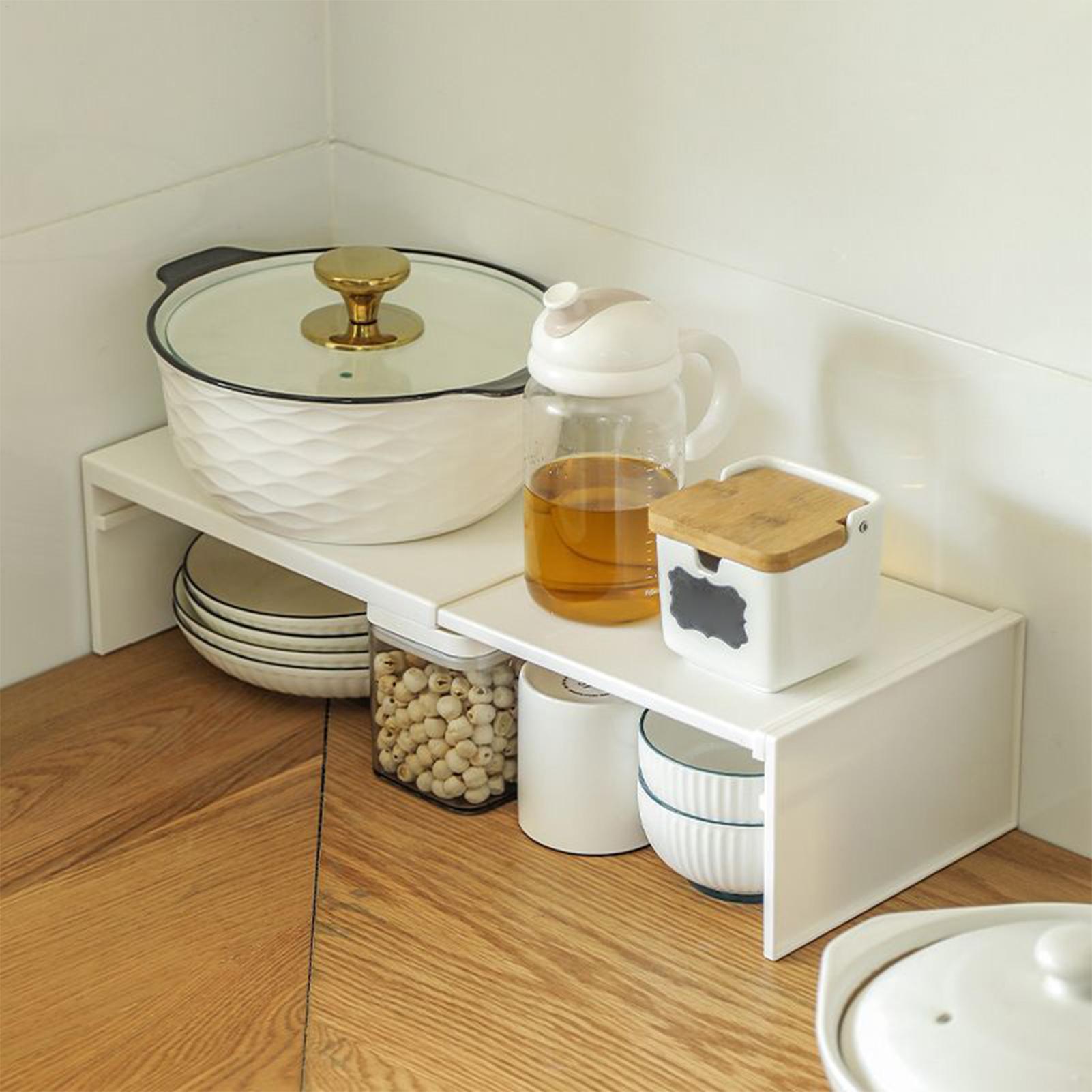 Room Divider Bamboo - Estante Extensible para Gabinete de Cocina,