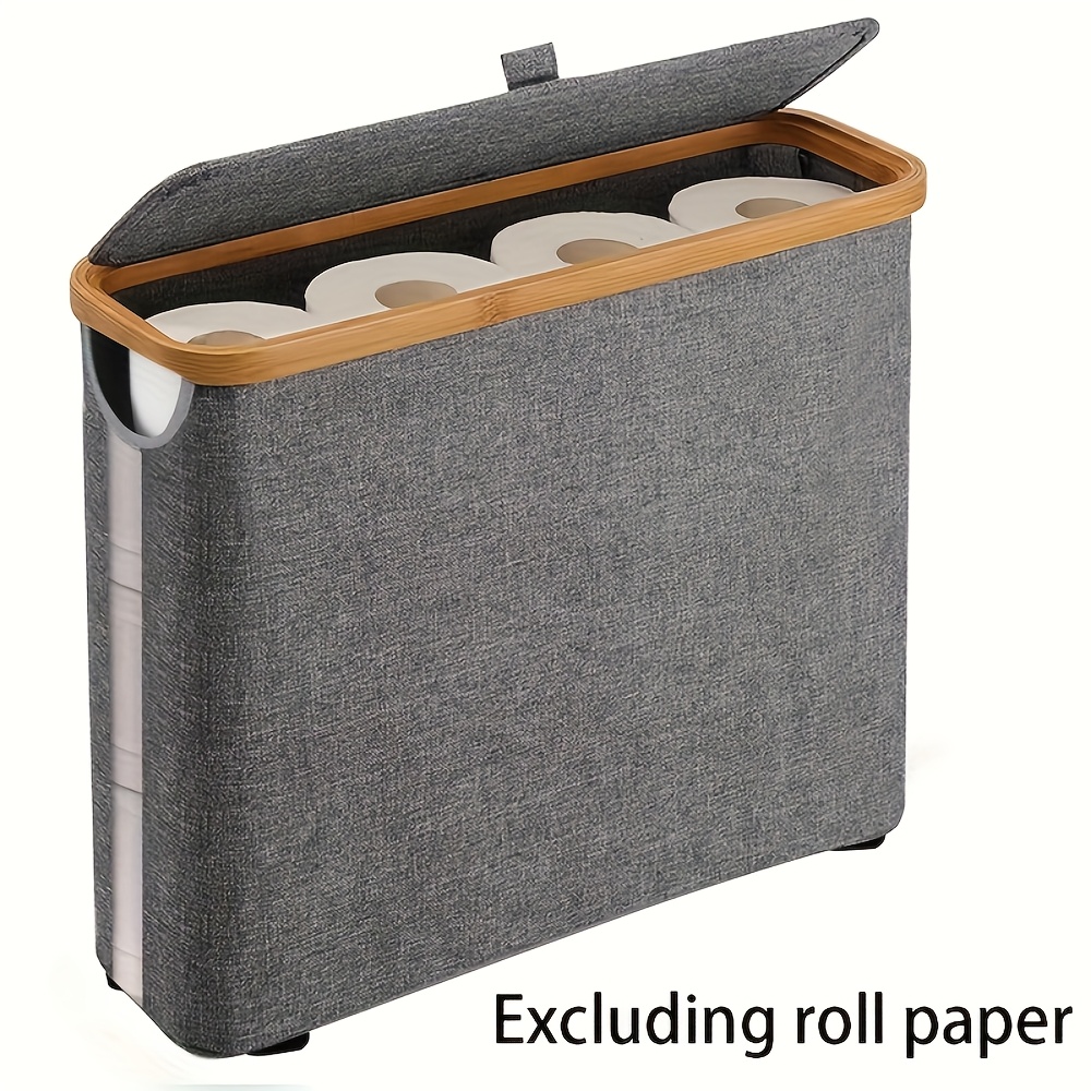 Room Divider Bamboo - Cesta de Almacenamiento de Papel Higiénico