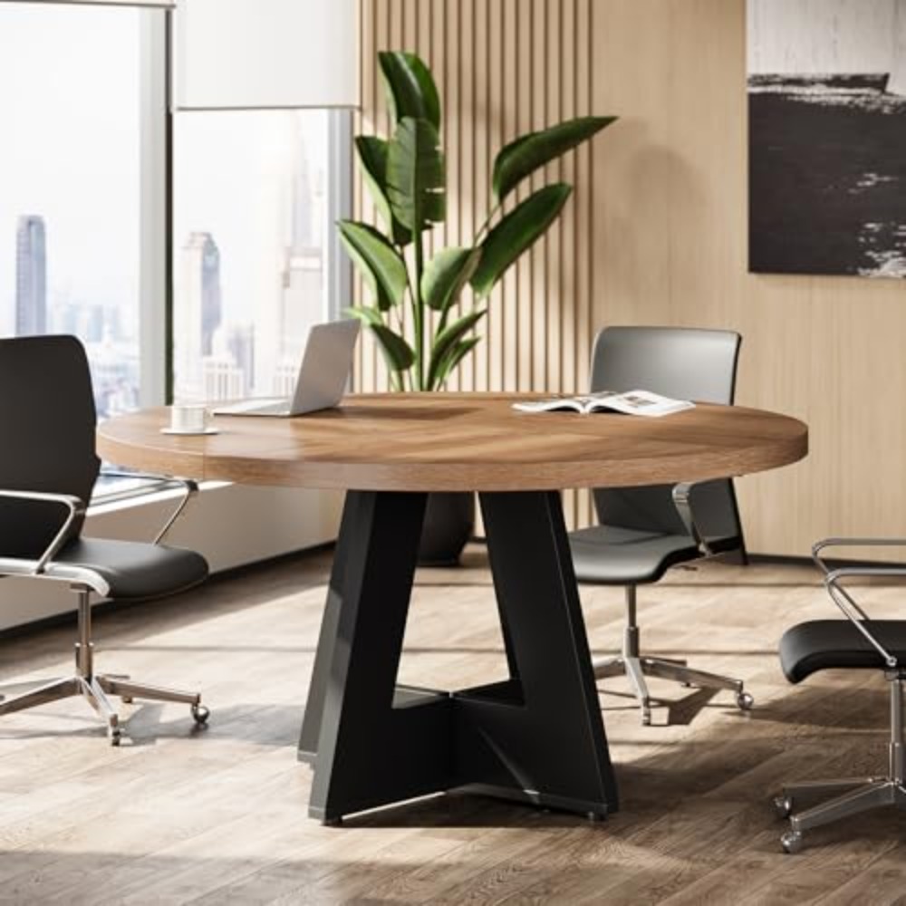 Conference Table Round - Mesa de Conferencia Redonda de 47