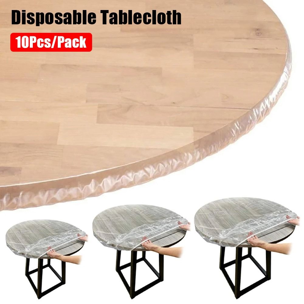 Conference Table Round - 10 Uds. Manteles Desechables de PE