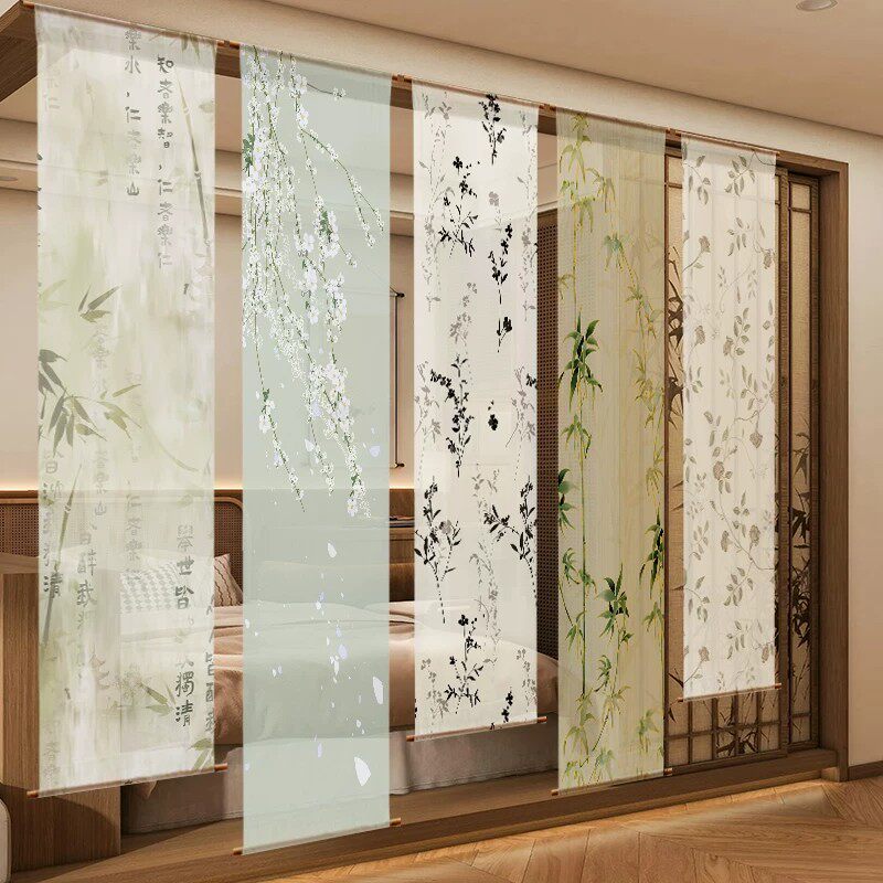 Room Divider Bamboo - Mampara Decorativa Zen de Gasa –