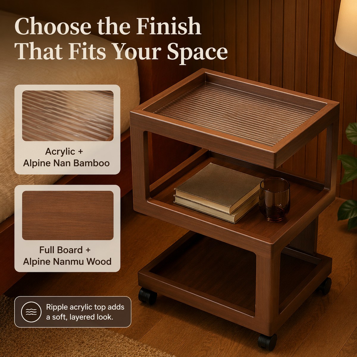 Mesa Pequeña Moderna para Dorm - Room Divider Bamboo reseña y precio