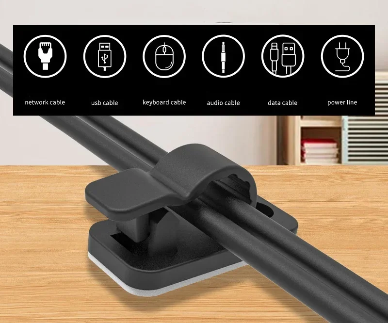 Clips para cables autoadhesivo - Pegboard Office Organizer reseña y precio