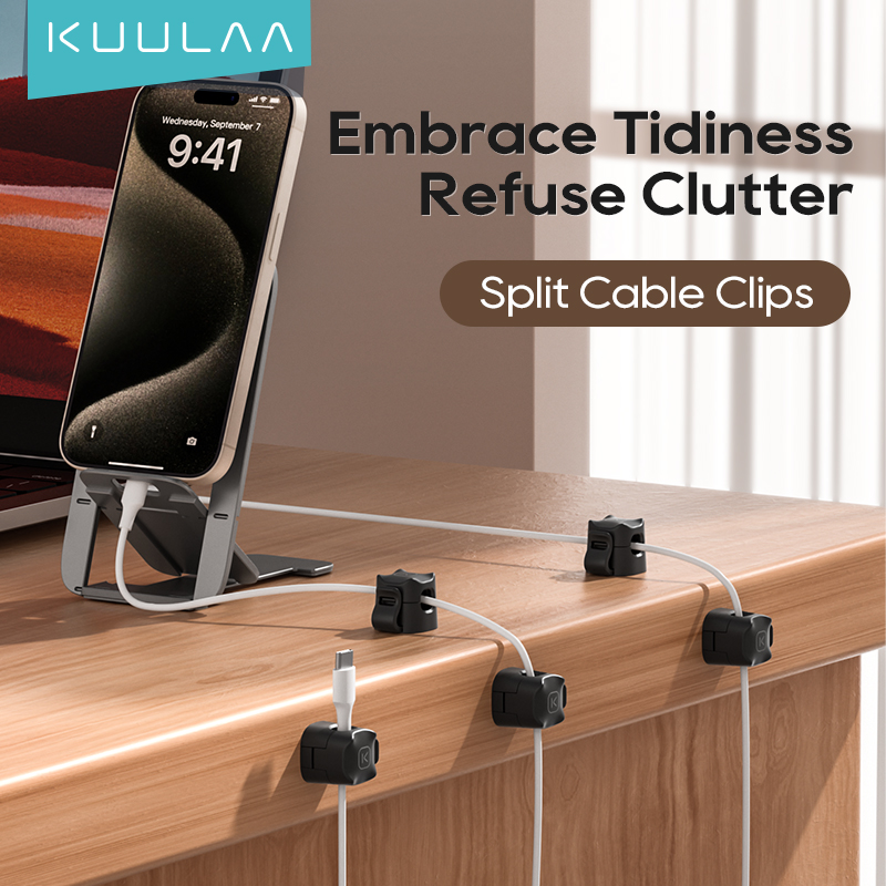 KUULAA 3/6 Uds Clip de Cable s - Pegboard Office Organizer reseña y precio