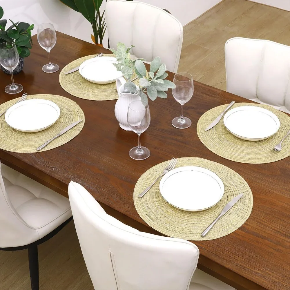 Juego de 4 Manteles Individual - Conference Table Round reseña y precio