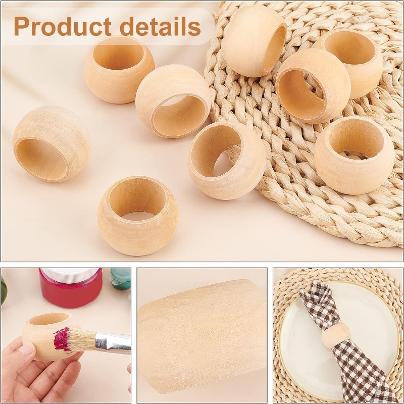 10 Uds. Anillos para servillet - Conference Table Round reseña y precio