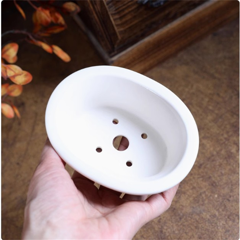 Maceta de bonsái ovalada blanc - Conference Table Round reseña y precio