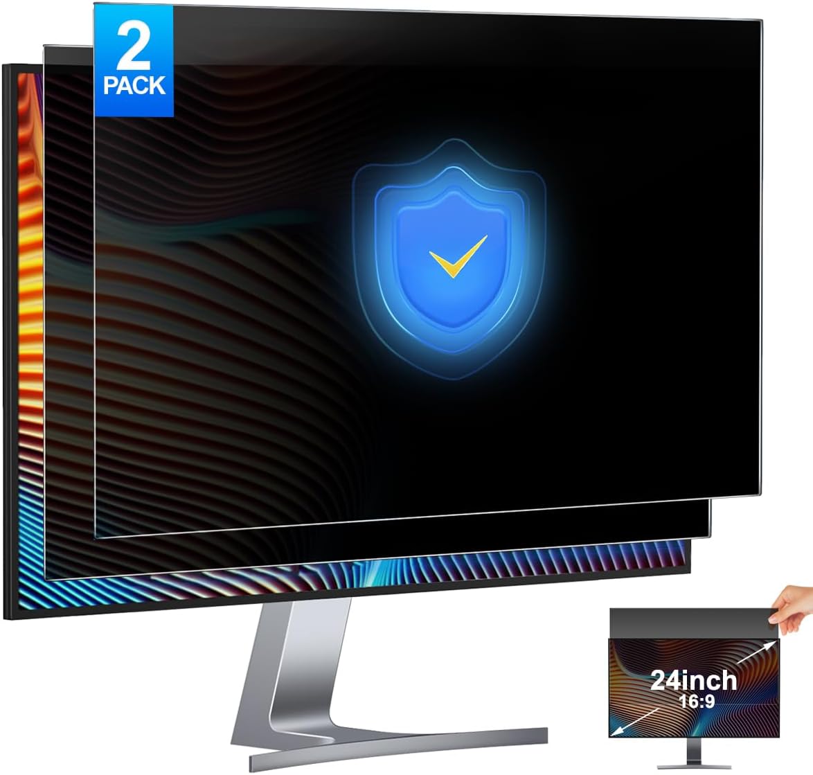 Paquete de 2 filtros de pantal - Monitor Privacy Filter reseña y precio