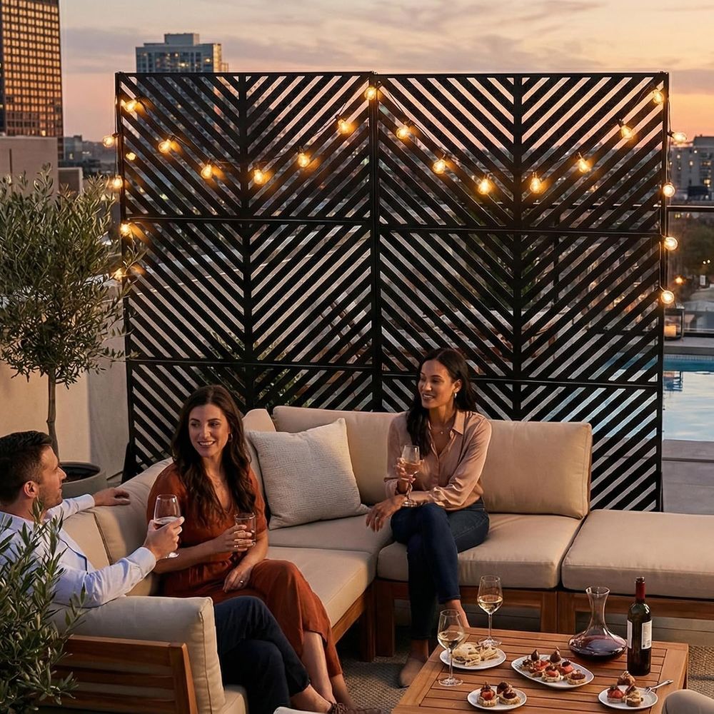 Paneles de Privacidad, 72H'' 4 - Room Divider Bamboo reseña y precio