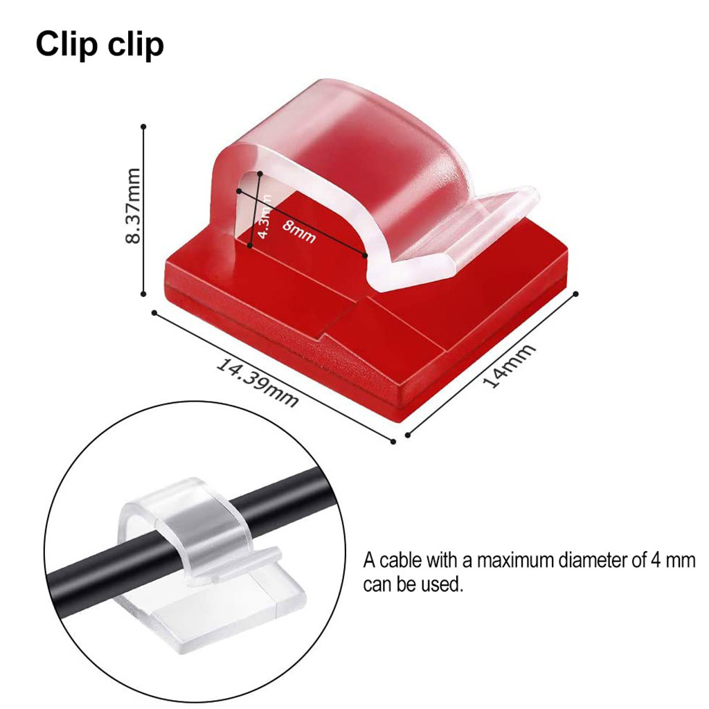 Clips organizadores de cables, - Pegboard Office Organizer reseña y precio