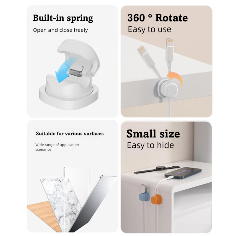 Organizador de cables adhesivo - Pegboard Office Organizer reseña y precio