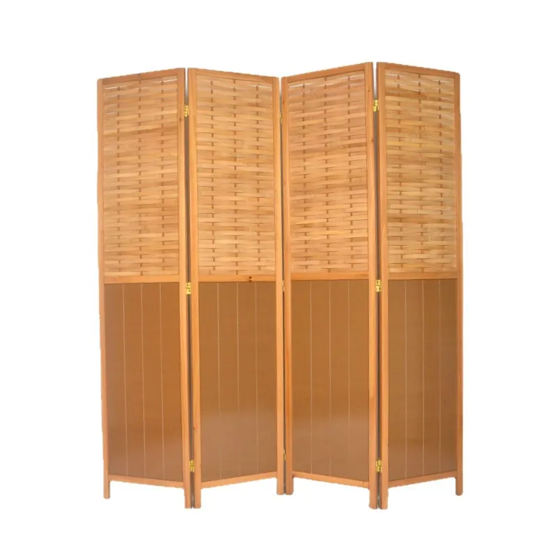 Biombo Plegable de Madera de B - Room Divider Bamboo reseña y precio