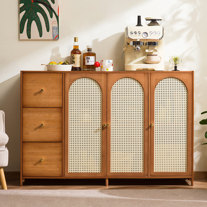 Mueble de bambú estilo retro p - Room Divider Bamboo reseña y precio
