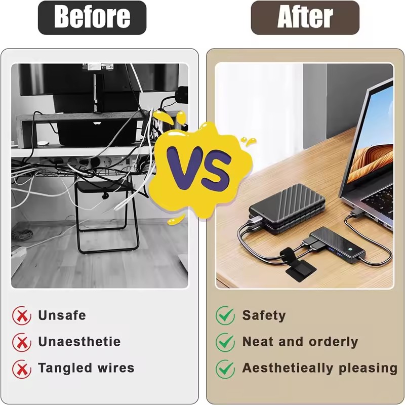 Organizadores de cables adhesi - Pegboard Office Organizer reseña y precio