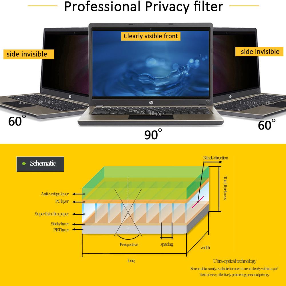 Película protectora para monit - Monitor Privacy Filter reseña y precio